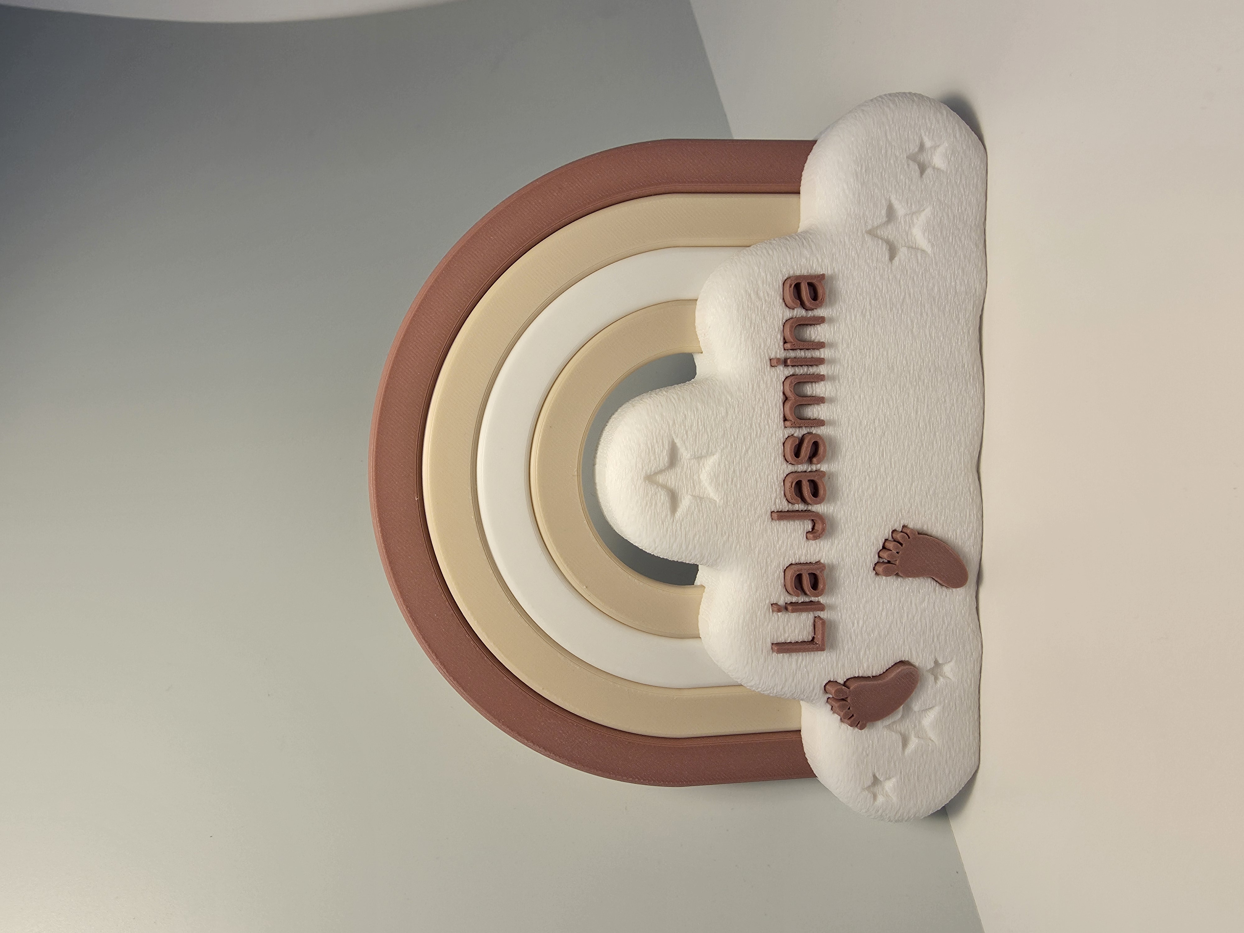 Baby Regenbogen Wolke- personalisierbar