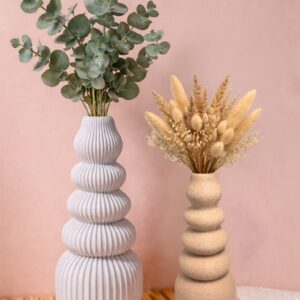 Noppenvase - gerippt & strukturiert