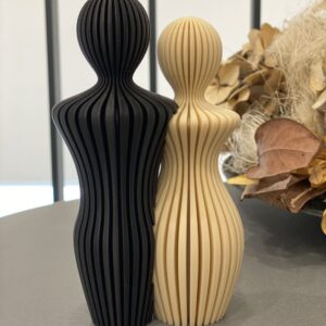 Paarstatue - Gerippt