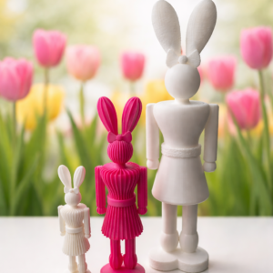 Hasenmädchen -Nussknacker Stil